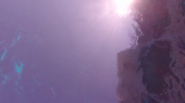 Sualtı Görünümü Gökyüzü Güneşi