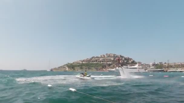 Flyboard wody morskiej — Wideo stockowe