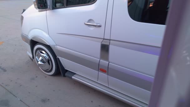 Llantas de rueda de coche — Vídeos de Stock