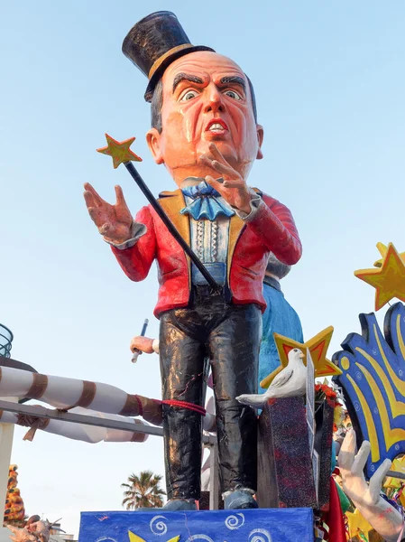 VIAREGGIO, ITALY - March 12:   allegorical float  at Viareggio C — Stock Photo, Image