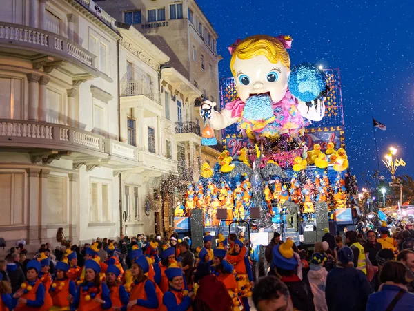 Viareggio, İtalya - 12 Mart: alegorik float Viareggio c Telifsiz Stok Fotoğraflar