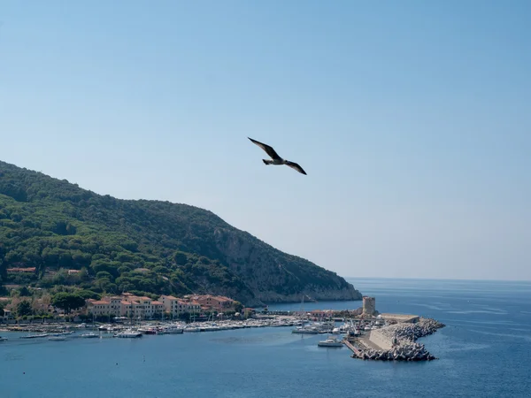 Paisagem da Ilha de Elba Toscana Itália — Fotografia de Stock