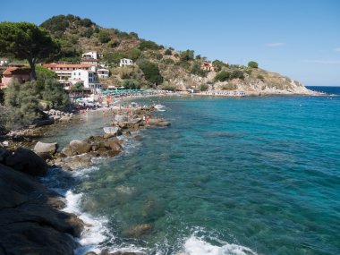 Elba Adası Toskana İtalya'nın peyzaj