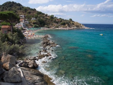 Elba Adası Toskana İtalya'nın peyzaj