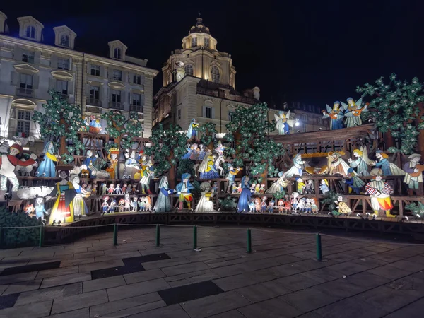 Piazza Castello Turin Piedmont İtalya görünümünü