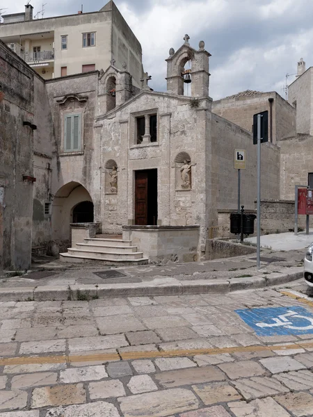 Kostel San Biagio Matera Itálie — Stock fotografie