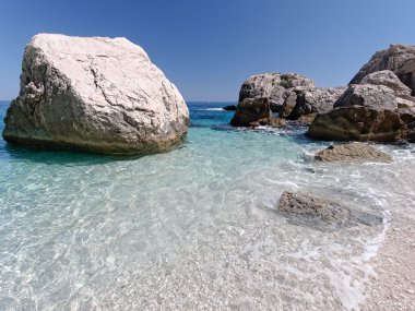 cala delle sorgenti Beach orosei Körfezinde manzara sar