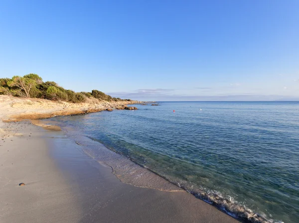 Ben manzara cala ginepro Beach orosei Sardunya Körfezi'nde