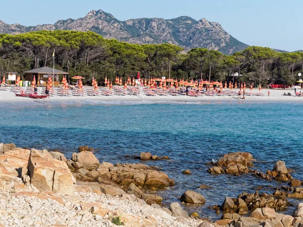 Landscape of Cala Ginepro beach in the gulf of Orosei Sardinia I — Stock Photo, Image