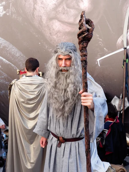 Lucca, İtalya - 11 Kasım: maskeleri çizgi kahramanlar Lucca 