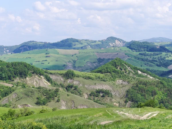 Panoramatický výhled z Itálie Toskánsko-emiliánských Apenin — Stock fotografie