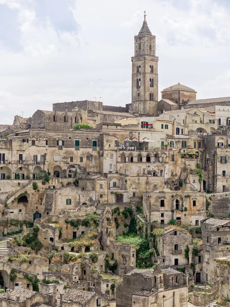 Landscape of Matera in the morning Stock Photo