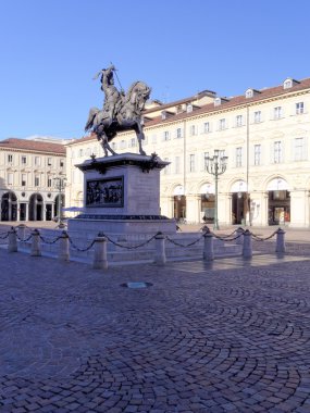 Piazza san carlo Torino İtalya