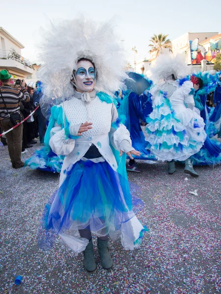 VIAREGGIO, ITALIA - 2 DE FEBRERO: Máscara alegórica en Viareggio C —  Fotos de Stock