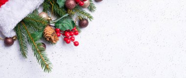 Seçici odaklanma. Noel ışığı düzeni