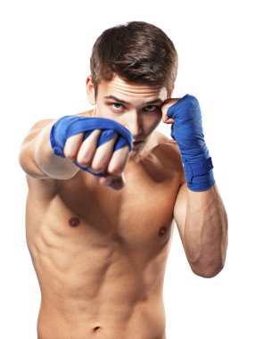 yakışıklı boksör fighter