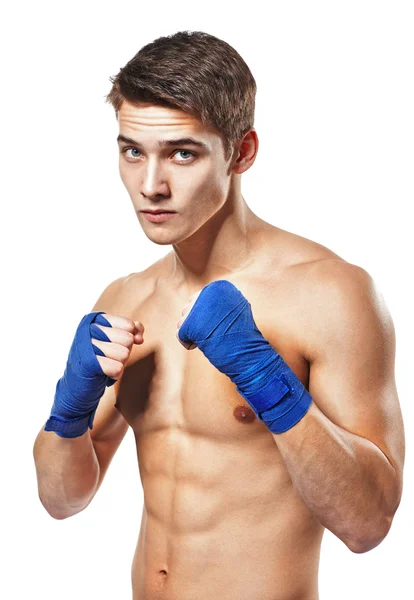 Stilig boxare fighter — Stockfoto