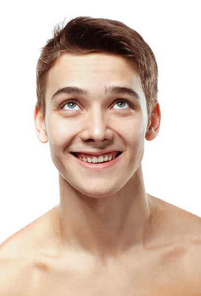 Νεαρών αρσενικών Βίλα χαμογελαστό πρόσωπο — Φωτογραφία Αρχείου