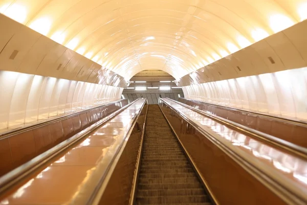 Metro escalator — Stock Photo, Image