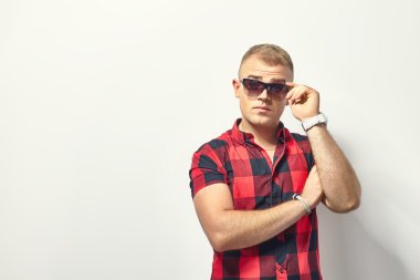 Şık hipster adam