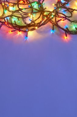 Noel ışıkları arka planı