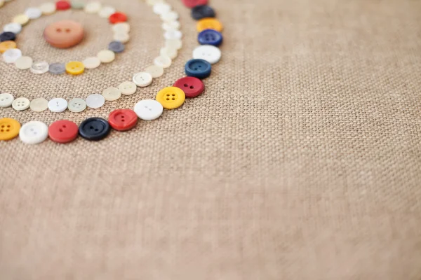 Colourful sewing buttons — Stock Photo, Image