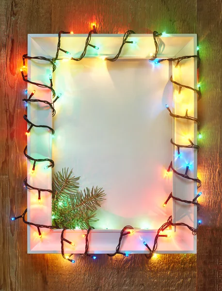 Christmas lights  garland — Stock Photo, Image