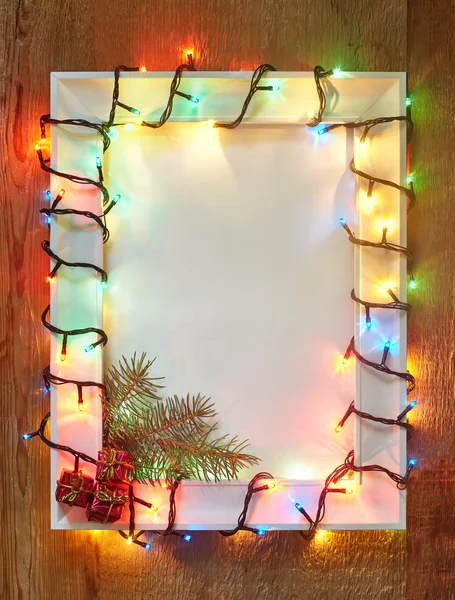 Christmas lights  garland — Stock Photo, Image