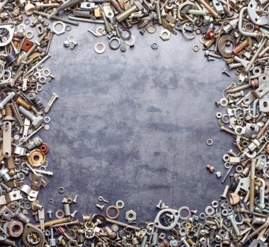 çeşitli vida somun ve civata