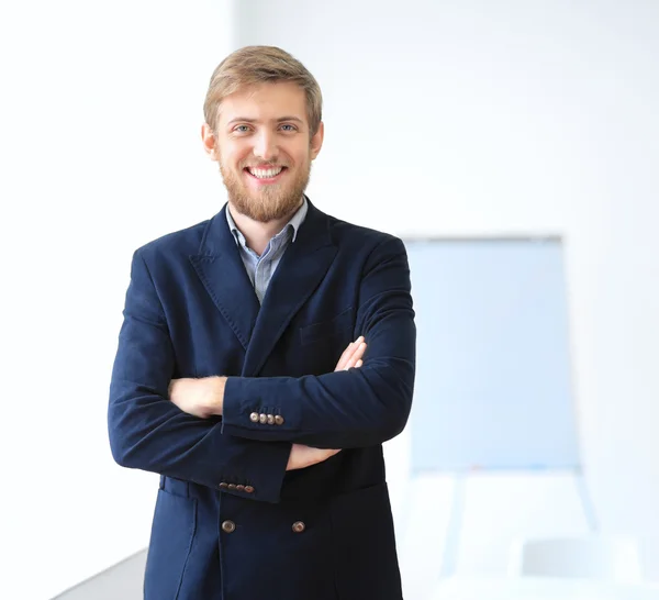 Portrait of young successful businessman — Stock Photo, Image