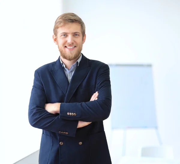 Portrait of young successful businessman — Stock Photo, Image