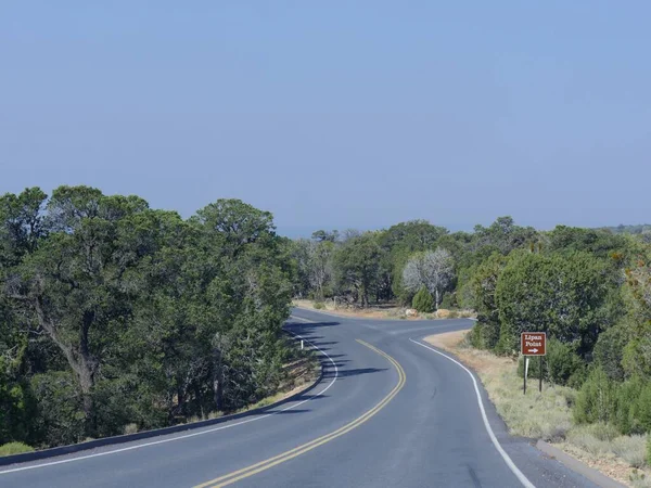 Landschaftlich Reizvolle Fahrt Richtung Lipan Point Mit Blick Auf Den — Stockfoto