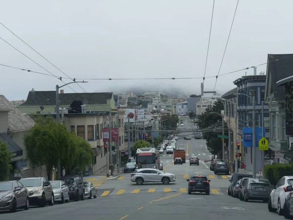 San Francisco Californie Juillet 2018 Gros Plan Rue Avec Une — Photo