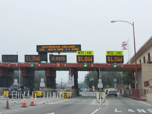 San Francisco California Julio 2018 Vehículos Pasan Por Puertas Peaje —  Fotos de Stock