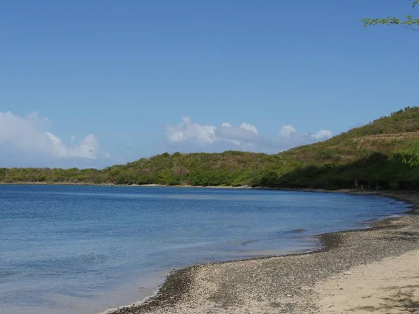 Oříznutý Pohled Pláž Zoni Jednu Krásných Pláží Culebra Puerto Rico — Stock fotografie