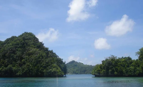 Die Felseninseln Von Palau Sind Eine Top Attraktion Für Besucher — Stockfoto