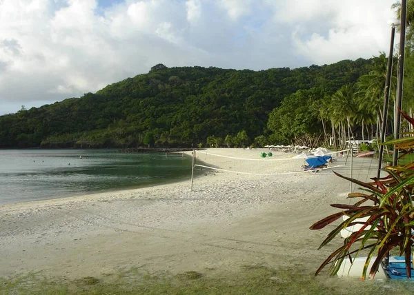 Пляж Перед Отелем Палау — стоковое фото