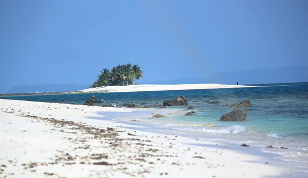 Sand Bar Britania Islands Népszerű Úti Cél Surigao Del Sur — Stock Fotó