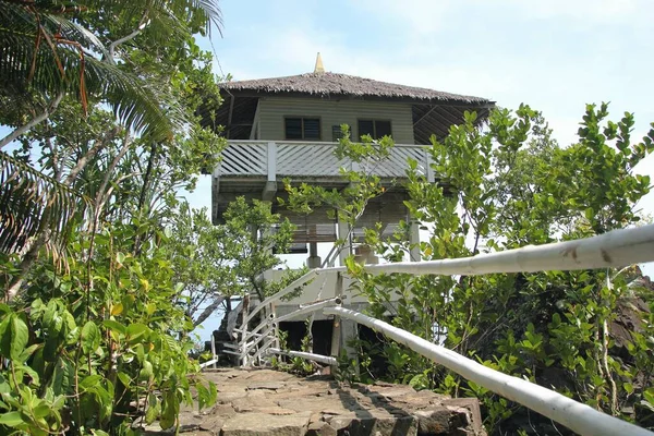 Elastyczny Domek Plaży Surigao Del Sur Filipiny — Zdjęcie stockowe