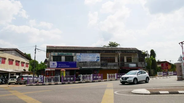 Rantau Panjang Malásia Março 2016 Frente Estabelecimentos Negócios Fronteira Malásia — Fotografia de Stock