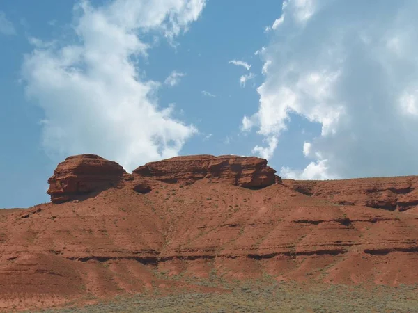 Red Hills Beautiful Formations North Fork Highway Wyoming — Stock Photo, Image