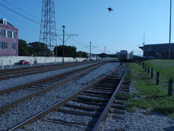 Vías Férreas Barrio Francés Nueva Orleans —  Fotos de Stock