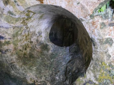 Fort Charlotte, Nassau, Bahamalar 'ın altındaki dar geçit.. 