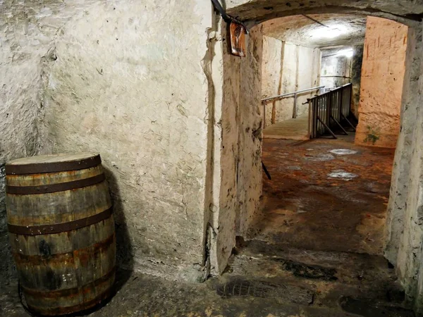 Eski Şarap Fıçısı Fort Charlotte Nassau Daha Fazla Odaya Açılan — Stok fotoğraf