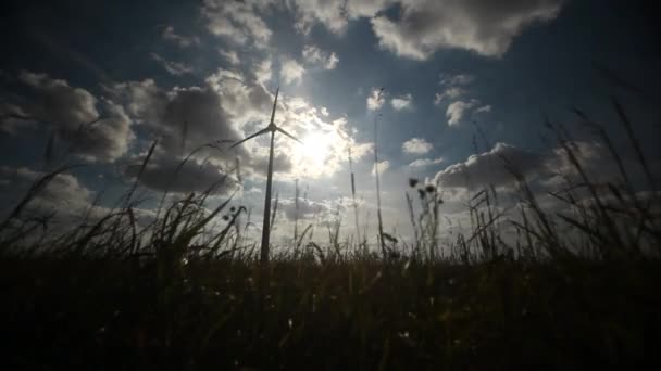 Windturbine — Stockvideo