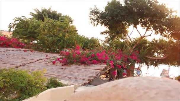 Splendida vista dal balcone dell'hotel — Video Stock