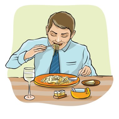 adam yeme spagetti