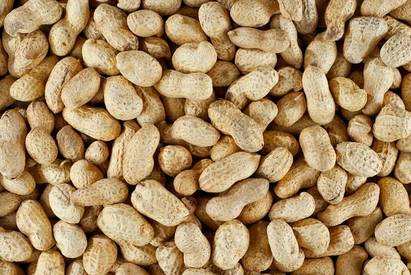 Amendoins Fecham Textura Nozes — Fotografia de Stock