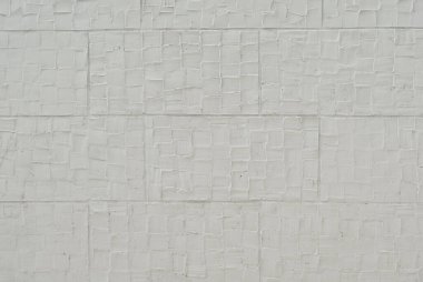 Beyaz bir duvarda alçı. Beton duvar dokusu kapat.