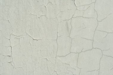 Yeşil duvarda alçı var. Beton duvar dokusu kapat.